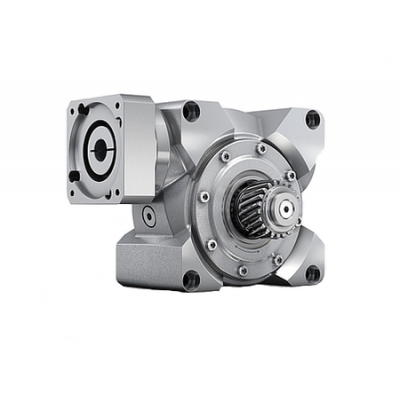 CVS worm gearbox with pinion